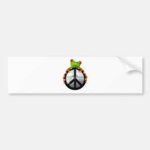 Pegatina Para Coche paz frog1