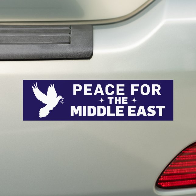 Pegatina Para Coche Paz para Medio Oriente Israel Anti-guerra Palestin (en coche)