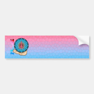 Pegatina Para Coche Paz ~ Sol