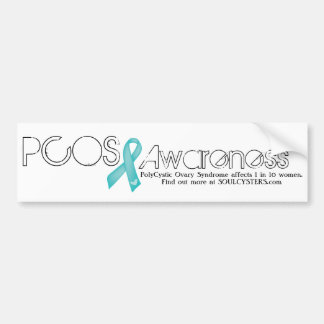 Pegatina Para Coche PCOS Parachoque de Conciencia Stick- Beneficia nue