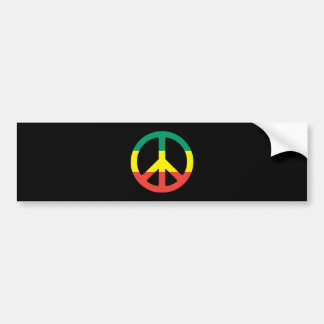 Pegatina Para Coche peace rasta