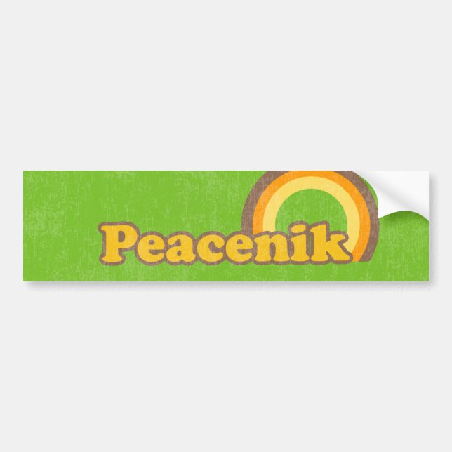 Pegatina Para Coche Peacenik (Frente)