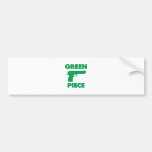 Pegatina Para Coche Pedazo verde