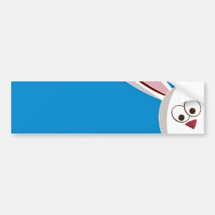 Pegatina Para Coche Peeking Bunny