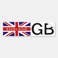 PEGATINA de coche GB con bandera de jack de la Uni