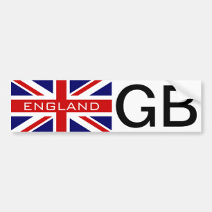 Pegatina Para Coche PEGATINA de coche GB con bandera de jack de la Uni