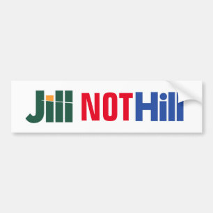 Pegatina Para Coche "Pegatina de Jill Stein anti-Hillary no de la