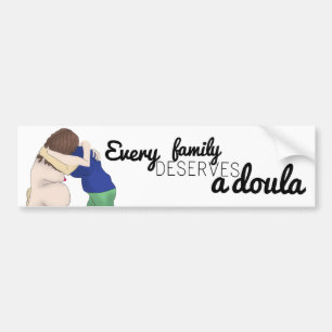 Pegatina Para Coche Pegatina del coche - cada familia merece un doula