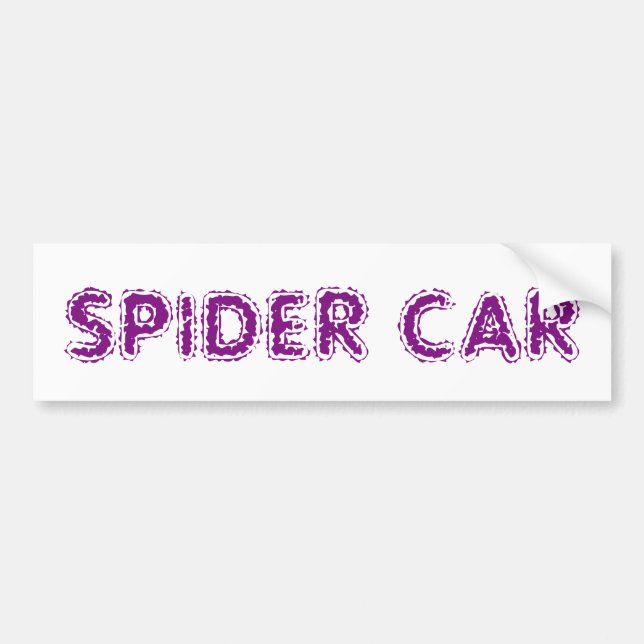 Pegatina Para Coche Pegatina del parachoques del coche de Spider (Frente)