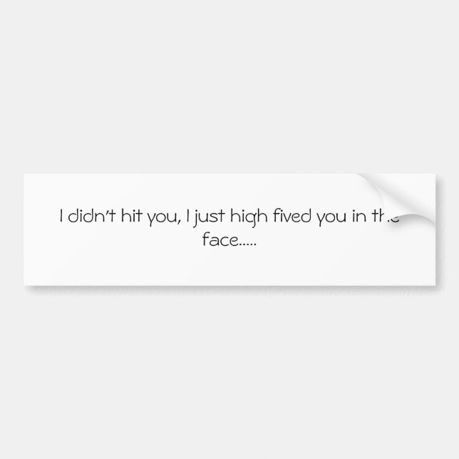 Pegatina Para Coche ¡Pegatina para el parachoques fresca! (Frente)