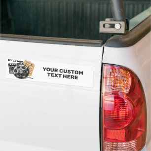 Pegatina Para Coche Película de color y texto personalizado
