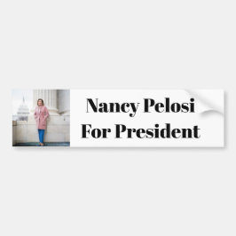Pegatina Para Coche Pelosi Para Presidente Bumper Sticker