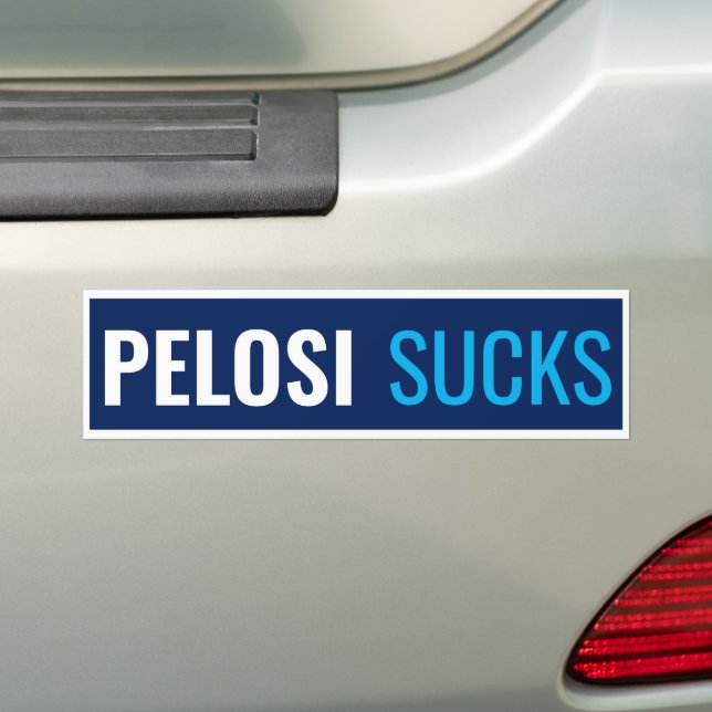 Pegatina Para Coche Pelosi Sucks (en coche)