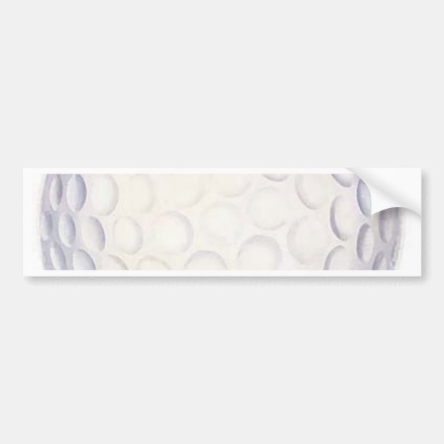 Pegatina Para Coche pelota de golf (Frente)