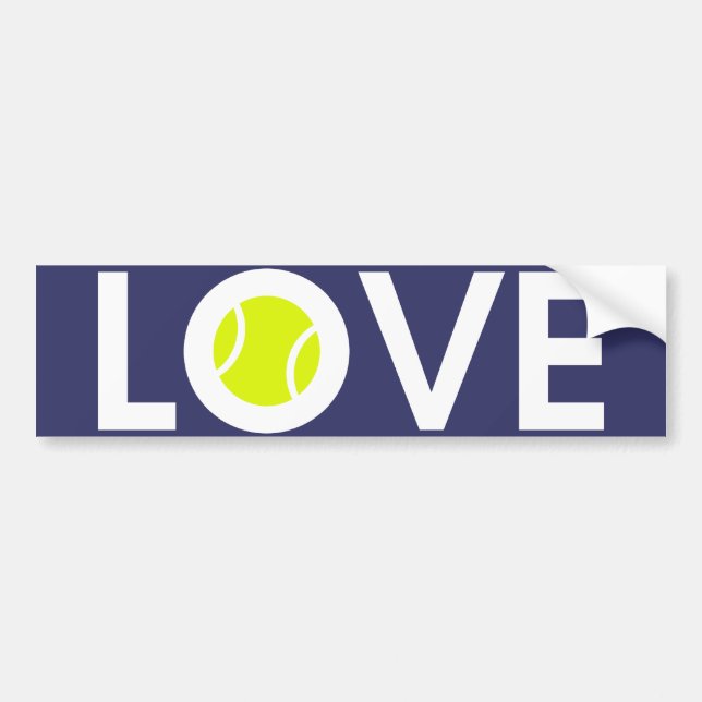 Pegatina Para Coche Pelota de tenis (Frente)