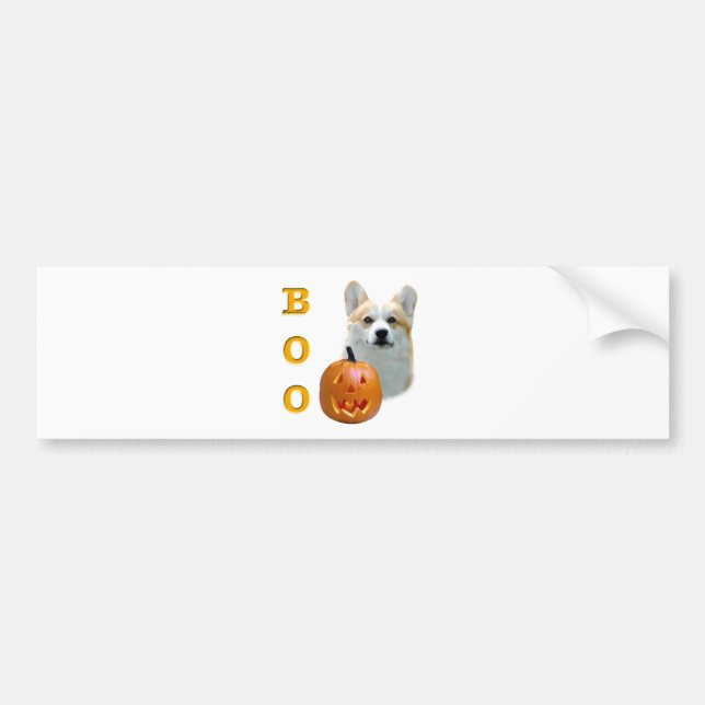 Pegatina Para Coche Pembroke Welsh Corgi Boo (Frente)
