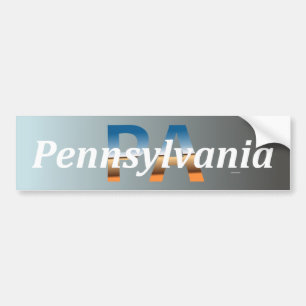 Pegatina Para Coche Pennsylvania