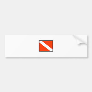 PEGATINA PARA COCHE PEQUEÑA BANDERA DE LA ZAMBULLIDA