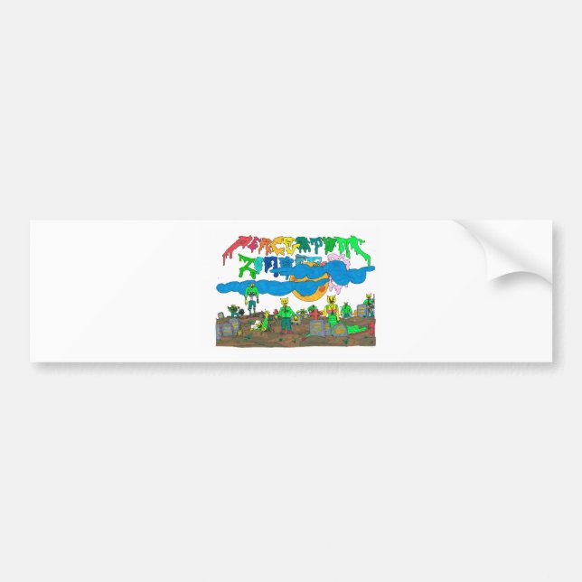 Pegatina Para Coche Percentum_Zombies (Frente)