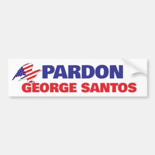 Pegatina Para Coche PERDÓN GEORGE SANTOS castigo demasiado duro libére
