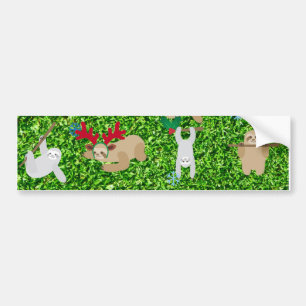 Pegatina Para Coche pereza de Navidad