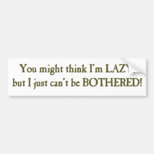 Pegatina Para Coche Perezoso
