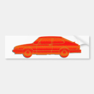 Pegatina Para Coche Perfil de Saab