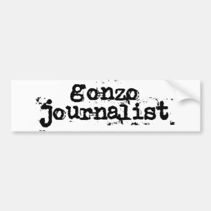 Pegatina Para Coche Periodista de Gonzo