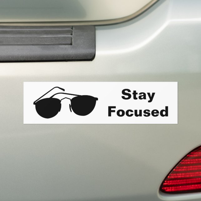 Pegatina Para Coche Permanecer centrado en 2026 (en coche)