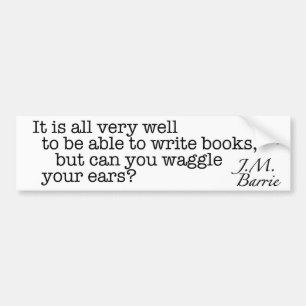 Pegatina Para Coche ¿Pero puede usted Waggle sus oídos?