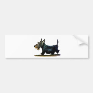 Pegatina Para Coche Perro del escocés