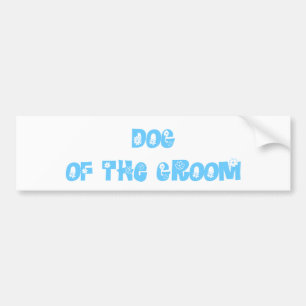 Pegatina Para Coche Perro del Groom