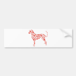 Pegatina Para Coche Perro del leopardo de Catahoula