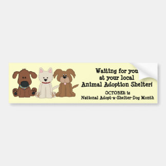 Pegatina Para Coche Perros animales del Adopción-Rescate/del refugio