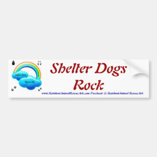 Pegatina Para Coche Perros del refugio