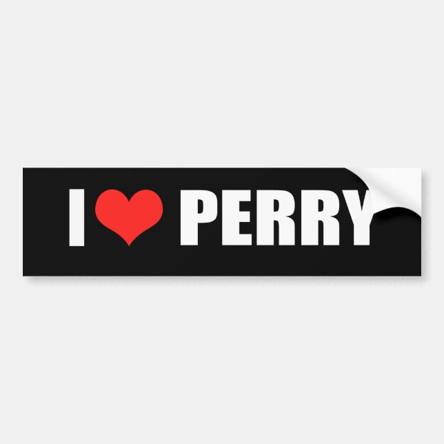 PEGATINA PARA COCHE PERRY 2012 (Frente)