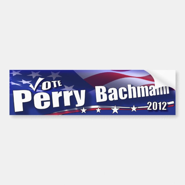 Pegatina Para Coche Perry Bachmann 2012 (Frente)