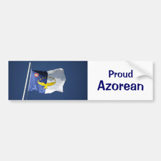 Pegatina Para Coche Persona de las Azores orgullosa