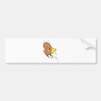 Pegatina Para Coche personaje de caricatura de súper frijol