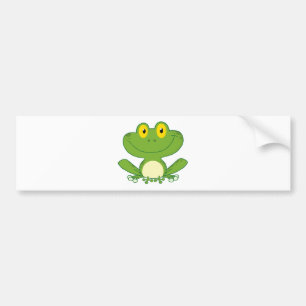 Pegatina Para Coche Personaje de dibujos animados lindo de la rana