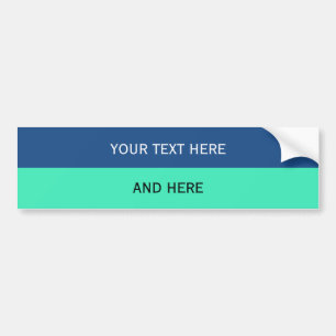 Pegatina Para Coche Personaliza tu texto, imagen y color de fondo