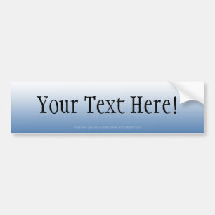 Pegatina Para Coche PERSONALIZABLE azul