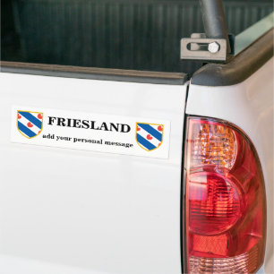 Pegatina Para Coche Personalizable de bandera de Frisia