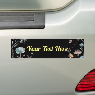 Pegatina Para Coche Personalizable Floral