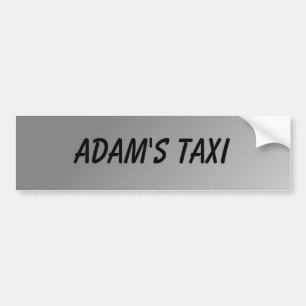 Pegatina Para Coche PERSONALIZABLE (fondo plateado)