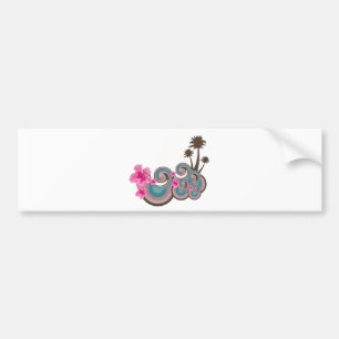 Pegatina Para Coche Personalizable tropical