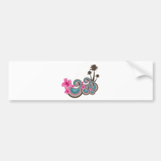 Pegatina Para Coche Personalizable tropical