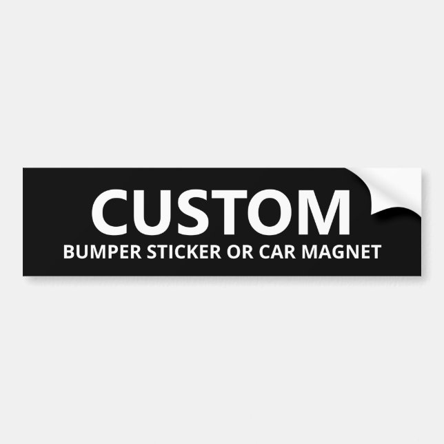 Pegatina Para Coche Personalizado (Frente)