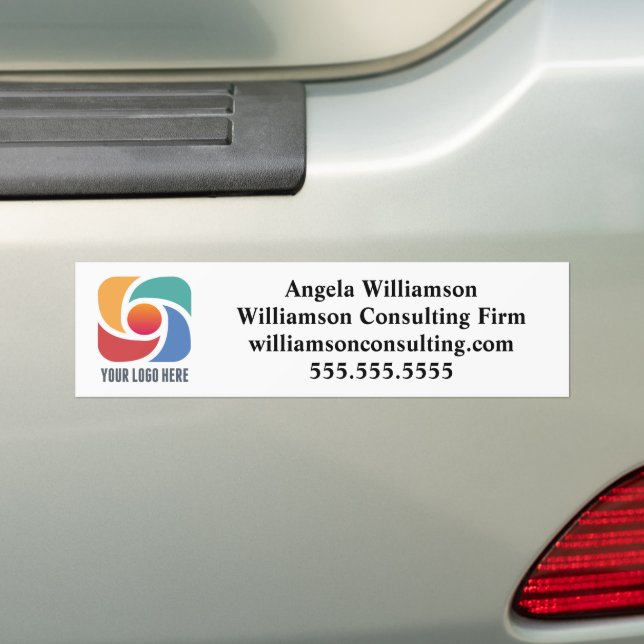 Pegatina Para Coche Personalizado Business Logo Company Marketing (en coche)