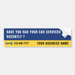 Pegatina Para Coche Personalizado Business Service Bumper Sticker